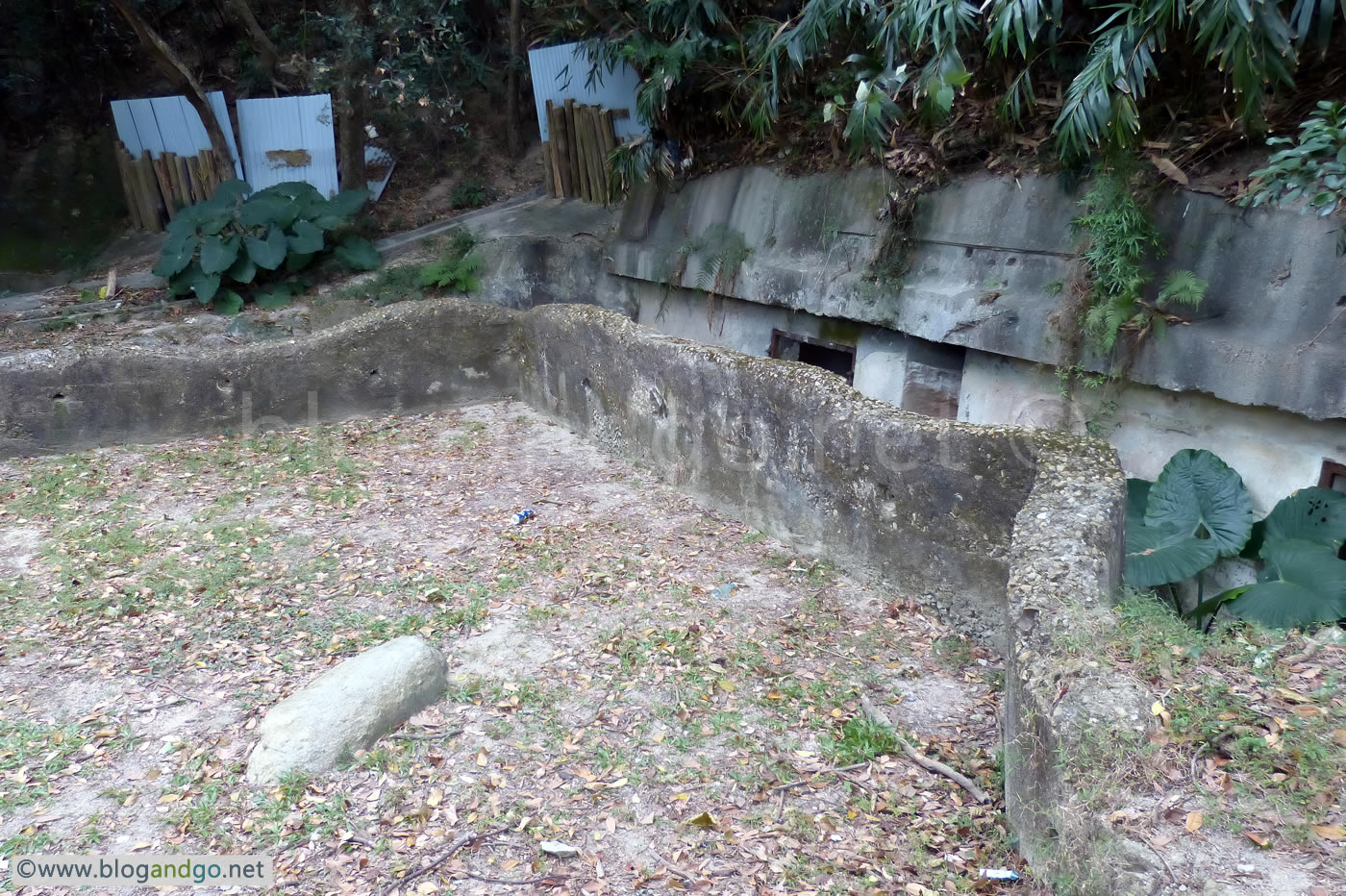 Wong Nai Chung - West Brigade HQ - War Damaged